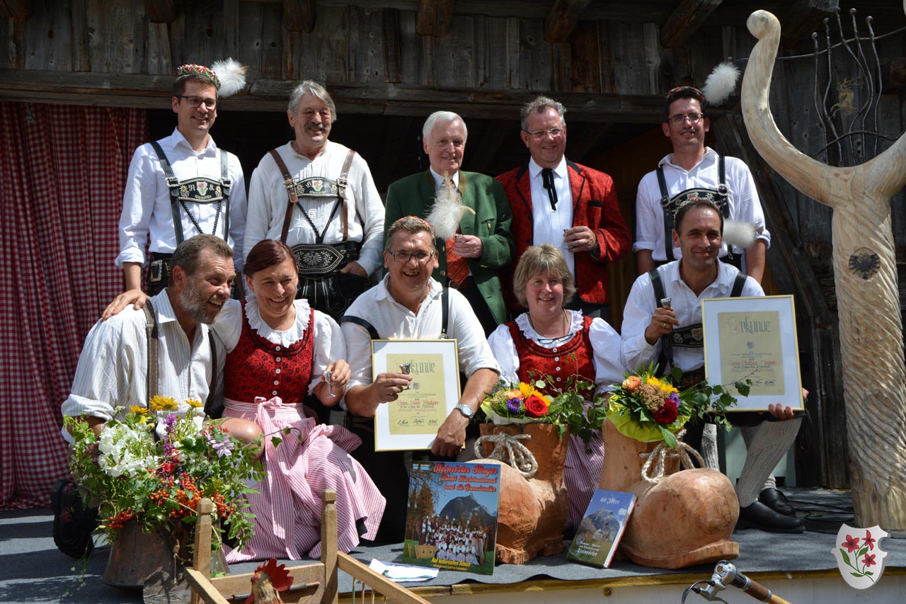 Jubilare beim Waldfest anno dazumal 2017